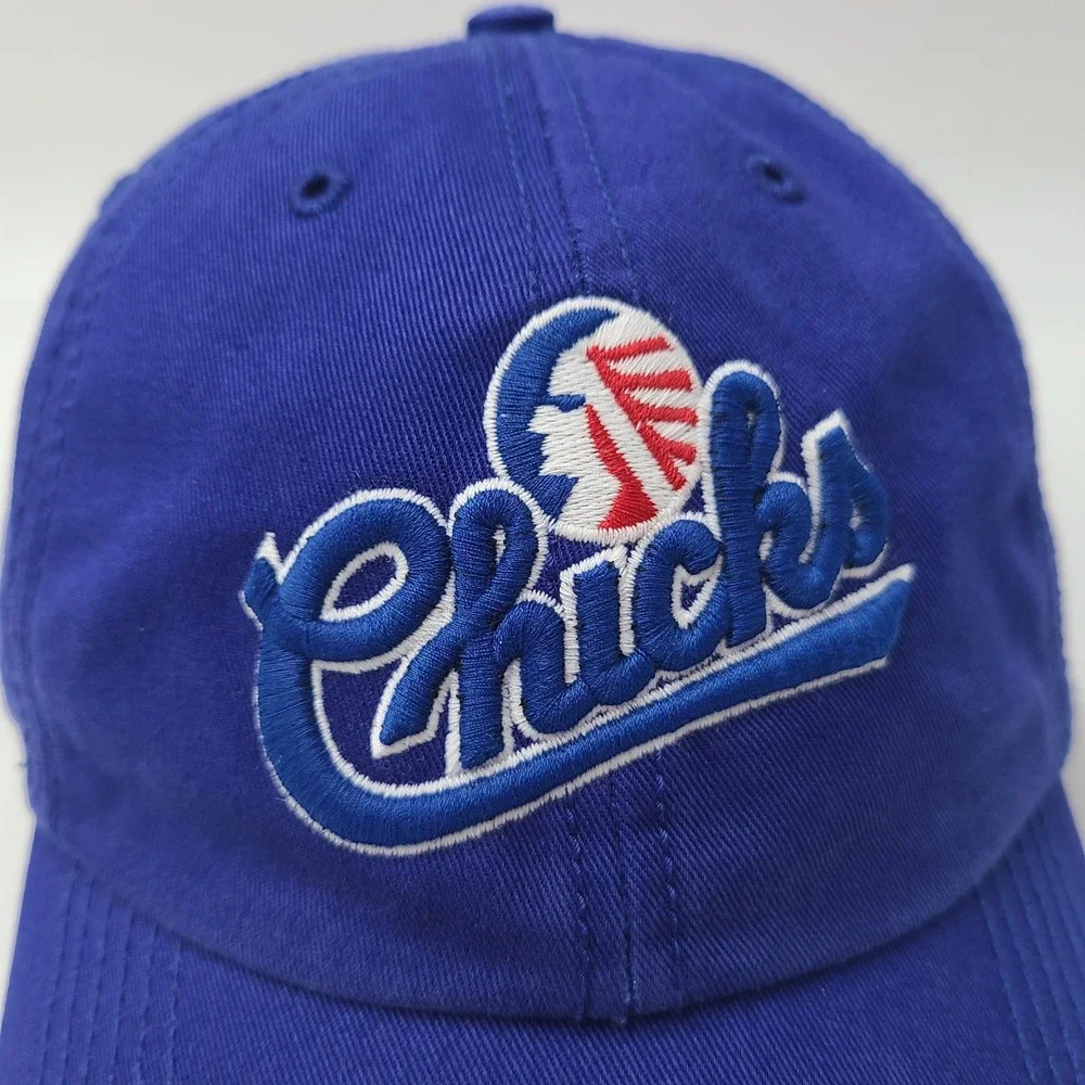 Memphis Chicks Hat Fitted M 47 Brand Franchise Blue MiLB Baseball Defunct Men